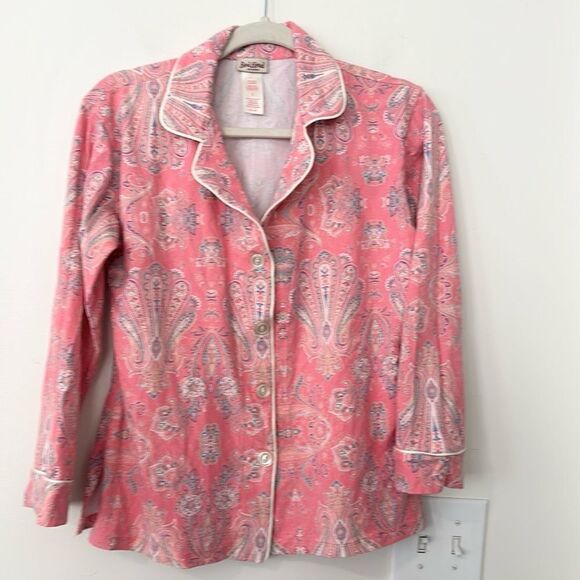 Bed Head Paisley PJ Top S - Picture 1 of 4